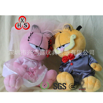 西裝加菲貓玩偶 深圳工廠直供，時尚造型引爆市場